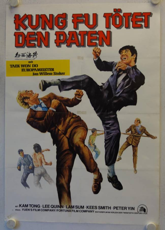 Kung Fu tötet den Paten originales deutsches Filmplakat